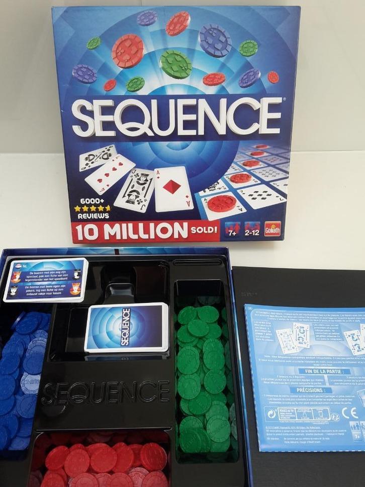 Nieuw spel Sequence, 2-12 spelers, Kosmos, + 1 gratis promo, Hobby en Vrije tijd, Gezelschapsspellen | Bordspellen, Nieuw, Ophalen of Verzenden