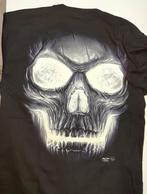 Bandshirt zwart schedel Rock Chang L glow in the dark, Kleding | Heren, Verzenden, Nieuw, Maat 52/54 (L), Zwart