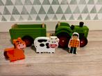 Traktor met boer, paard en koe 10m+, Ophalen, Gebruikt