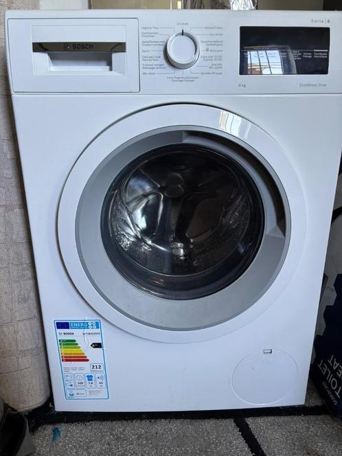 Bosch Serie 4 Wasmachine – 8 kg – EcoSilence Drive – A++ – Z, Elektronische apparatuur, Wasmachines, Zo goed als nieuw, 8 tot 10 kg