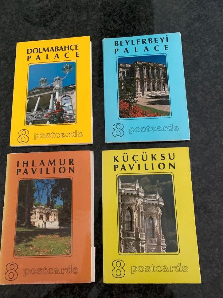 postkaarten Istanbulse Paleizen en Paviljoenen, Verzamelen, Postkaarten | Buitenland, Ongelopen, Buiten Europa, Voor 1920, Ophalen of Verzenden