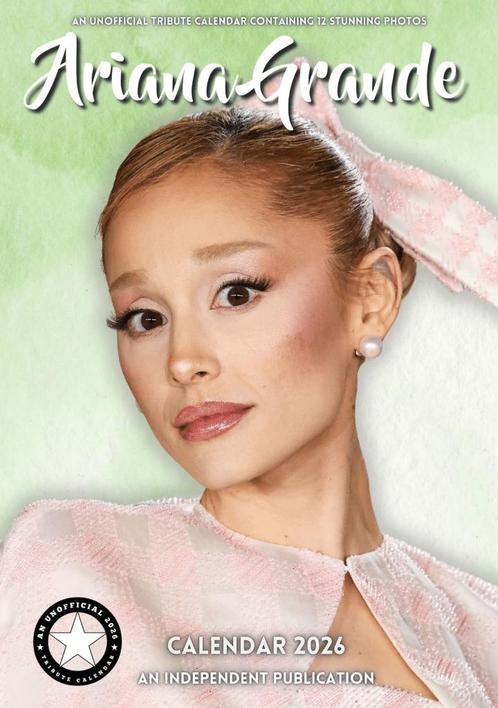 Ariana Grande 2026 kalender, Diversen, Kalenders, Nieuw, Jaarkalender, Ophalen of Verzenden
