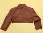 Kort bolero-jack voor dames, Maat 38/40 (M), Kostuum of Pak, Bruin, Nieuw