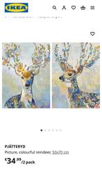Ikea muur painting decoratie, Huis en Inrichting, Woonaccessoires | Wanddecoraties, Ophalen, Zo goed als nieuw