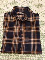 CHEMISE EN FLANELLE À CARREAUX MARRON TAILLE 164, Comme neuf, Enlèvement, Chemise ou Chemisier, Bel & bo