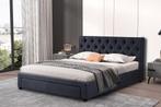 Nieuw - Bed 160x200 cm inclusief lattenbodem - kleur grijs, Huis en Inrichting, Slaapkamer | Bedden, Ophalen of Verzenden, 200 cm