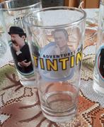 5 verres TINTIN, Collections, Verres & Petits Verres, Comme neuf, Enlèvement ou Envoi