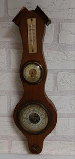 Vintage station météo style banjo, Enlèvement ou Envoi, Utilisé, Station météo