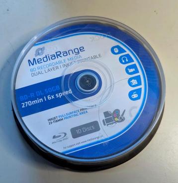 MediaRange BD-R DL 50GB 6X (#MR509) beschikbaar voor biedingen