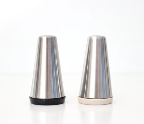 Vintage Alfra Alessi 'Fanfare' salt & pepper / Peper en zout, Huis en Inrichting, Keuken | Servies, Zo goed als nieuw, Ophalen of Verzenden