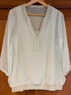Lichtgroene blouse met bijpassende gilet, 40/42, Atmos, Kleding | Dames, Groen, Maat 38/40 (M), Ophalen of Verzenden, Atmos