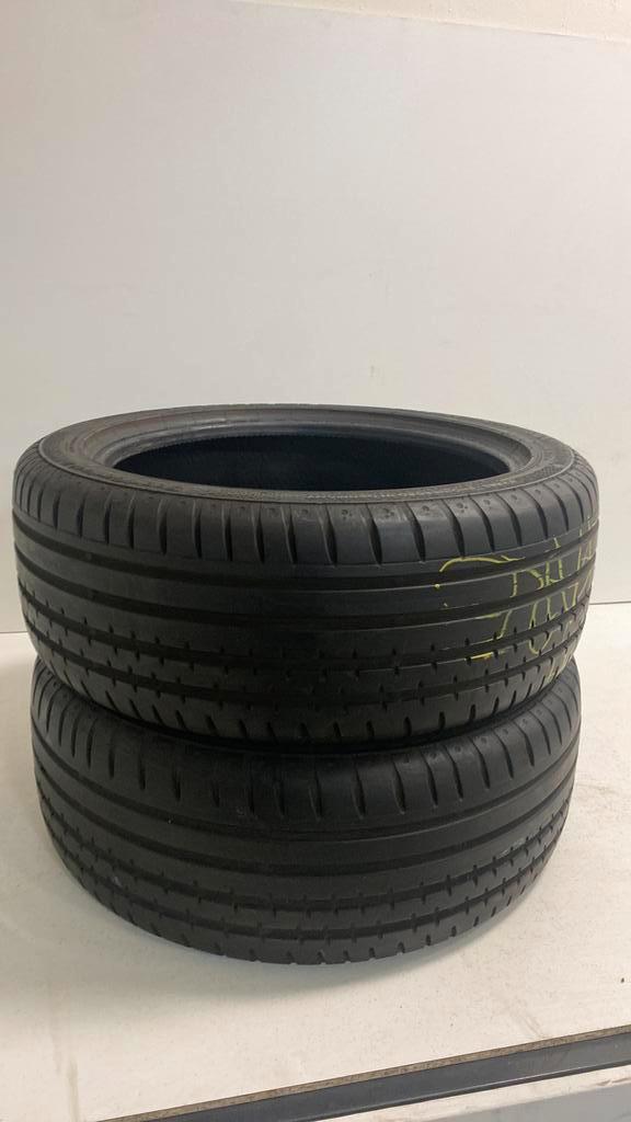 215/45/17-87v merk continental zomer banden 2 stuk, Auto diversen, Autosport-onderdelen, Zo goed als nieuw, Ophalen