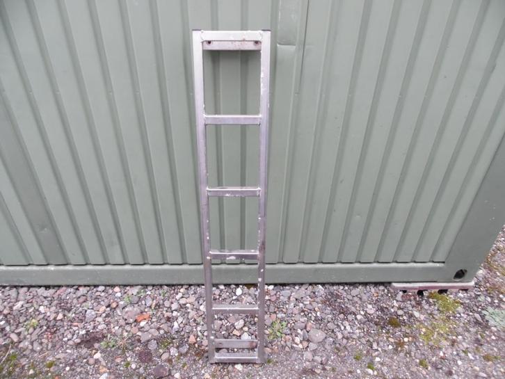 Inox ladder, Doe-het-zelf en Bouw, Ladders en Trappen, Gebruikt, Ladder, Ophalen