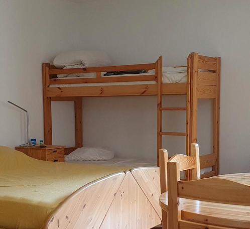 Lit superposé "coin montagne", Huis en Inrichting, Slaapkamer | Stapelbedden en Hoogslapers, Zo goed als nieuw, Stapelbed, Ophalen