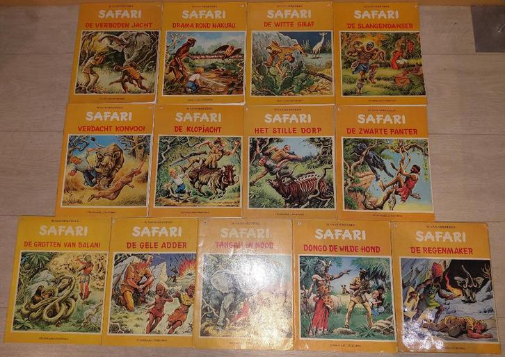 Safari, Boeken, Stripverhalen, Ophalen