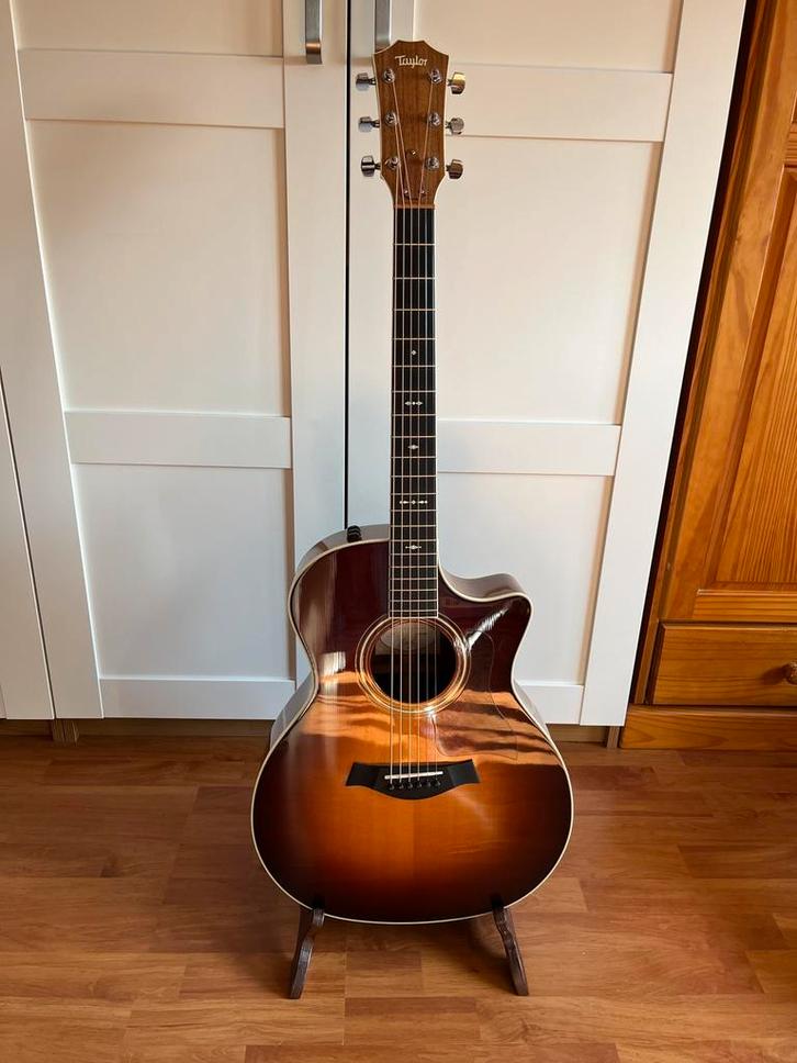 Taylor 714ce, Muziek en Instrumenten, Snaarinstrumenten | Gitaren | Akoestisch, Zo goed als nieuw, Western- of Steelstringgitaar