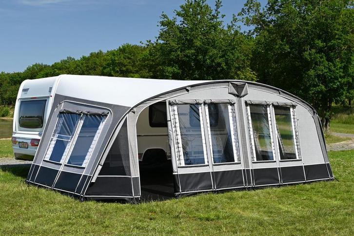 Unico Rimini 320 maat 16 (1050) met grondzeil en luifel, Caravans en Kamperen, Voortenten en Luifels, Zo goed als nieuw, Ophalen