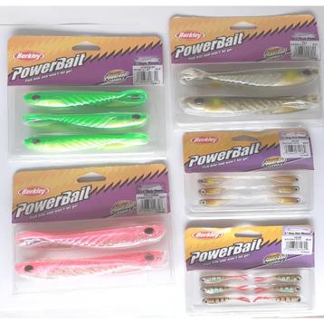 40 softbaits van het merk Berkley tot 20 cm (JM)  