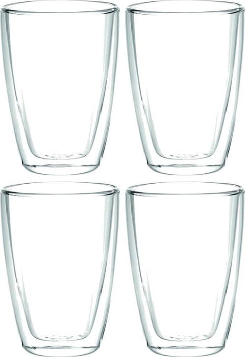 Hi Latte Macchiato glazen - 400ml - 4 stuks, Antiek en Kunst, Antiek | Servies compleet