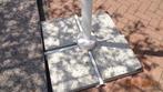 Silex tegels als parasolvoet verzwaring, Tuin en Terras, Parasols, Ophalen, Zo goed als nieuw, Parasolvoet