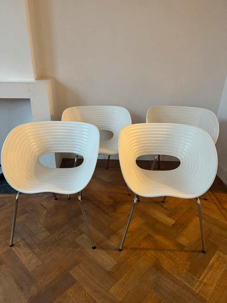 Vitra Tom Vac stoelen, Huis en Inrichting, Stoelen, Gebruikt, Kunststof, Ophalen