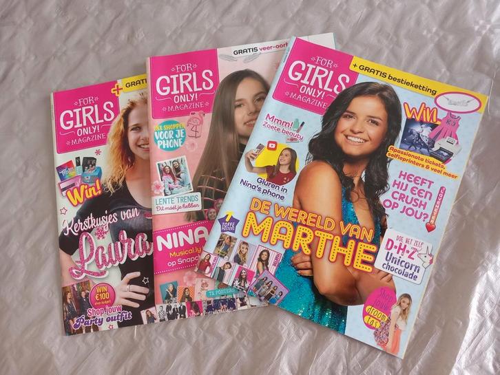 For girls only magazines, armbandjes + Nieuwe summer special, Boeken, Tijdschriften en Kranten, Nieuw, Glossy, Ophalen of Verzenden