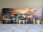 Superbe Toile Panoramique New York Skyline - 80x200 cm, Enlèvement