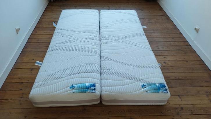 2 matrassen 70*200*21 hypoallergeen en wasbare hoes, Huis en Inrichting, Slaapkamer | Matrassen en Bedbodems, Zo goed als nieuw