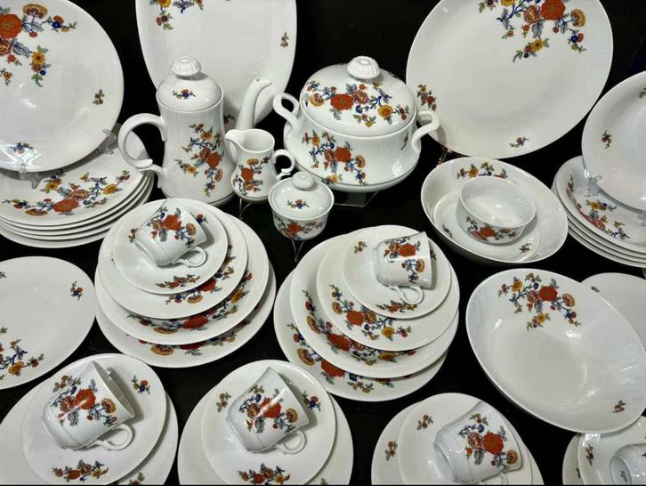 Service de table porcelaine PMR Bavaria Jaeger & Co Germany, Antiek en Kunst, Antiek | Servies compleet, Ophalen
