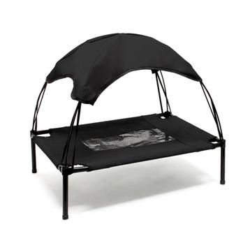 Hondenbed "Outdoor" met zonnedak | Maat XL | Zwart disponible aux enchères