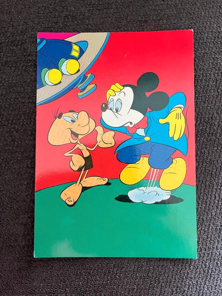 Postkaart Mickey Mouse Alien, Verzamelen, Disney, Mickey Mouse, Verzenden