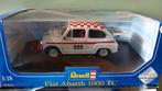 Revell fiat 600 abarth 1/18, Hobby en Vrije tijd, Modelauto's | 1:18, Ophalen of Verzenden, Zo goed als nieuw, Revell