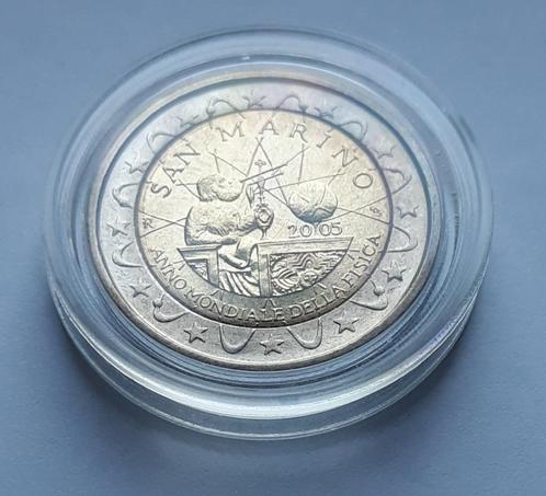 San Marino herdenkingsmunt  2 euro 2005 - capsule, Postzegels en Munten, Munten | Europa | Euromunten, 2 euro, San Marino, Ophalen of Verzenden