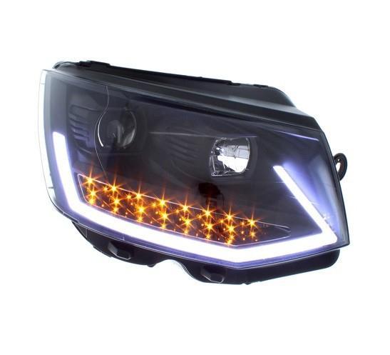 Koplampen VW T6 Multivan/Transporter Dynamic Tube Black, Auto diversen, Auto-accessoires