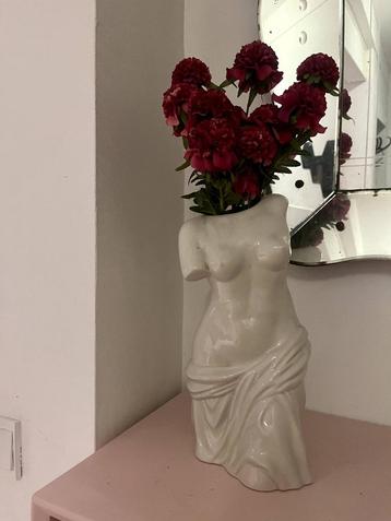 H&M home Venus vrouwen vaas beige/wit  beschikbaar voor biedingen