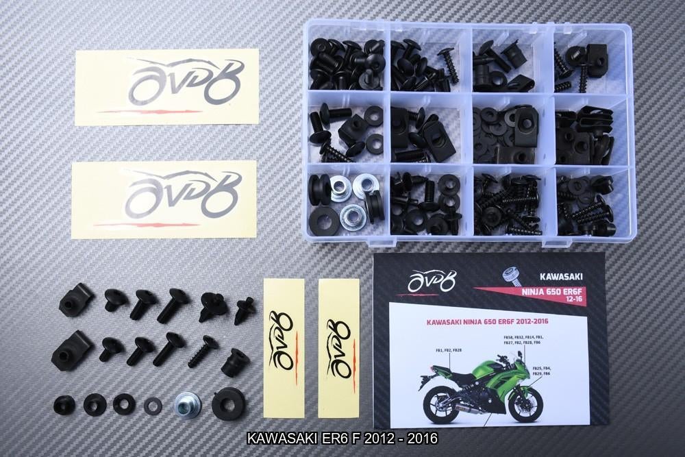 Kit visserie spécifique pour KAWASAKI ER6 F / N 2012 - 2016, Motos, Enlèvement ou Envoi, Neuf