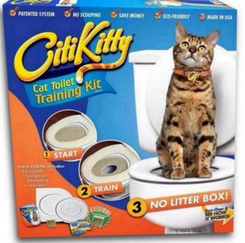 CitiKitty Cat Toilet Training Kit - Kat Poes op toilet wc beschikbaar voor biedingen