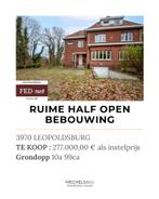 Karaktervolle woning te koop in Leopoldsburg, Immo, Huizen en Appartementen te koop, 1000 tot 1500 m², 255 m², Leopoldsburg, Twee onder één kap