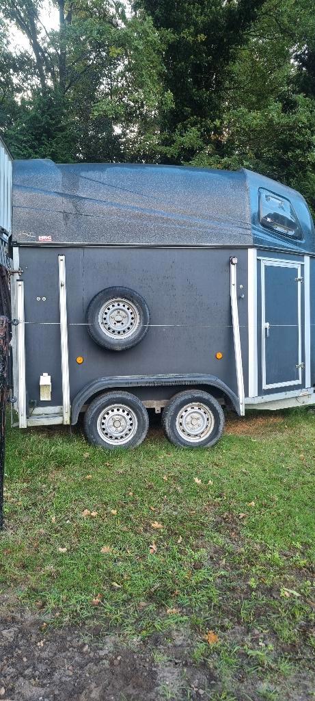 2 paardstrailer, Dieren en Toebehoren, Paarden en Pony's | Trailers en Aanhangwagens, Gebruikt, 2-paards trailer, Ophalen