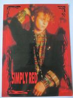 SIMPLY RED VINTAGE PROMO POSTCARD, Verzamelen, Verzenden, Gebruikt, Foto of Kaart