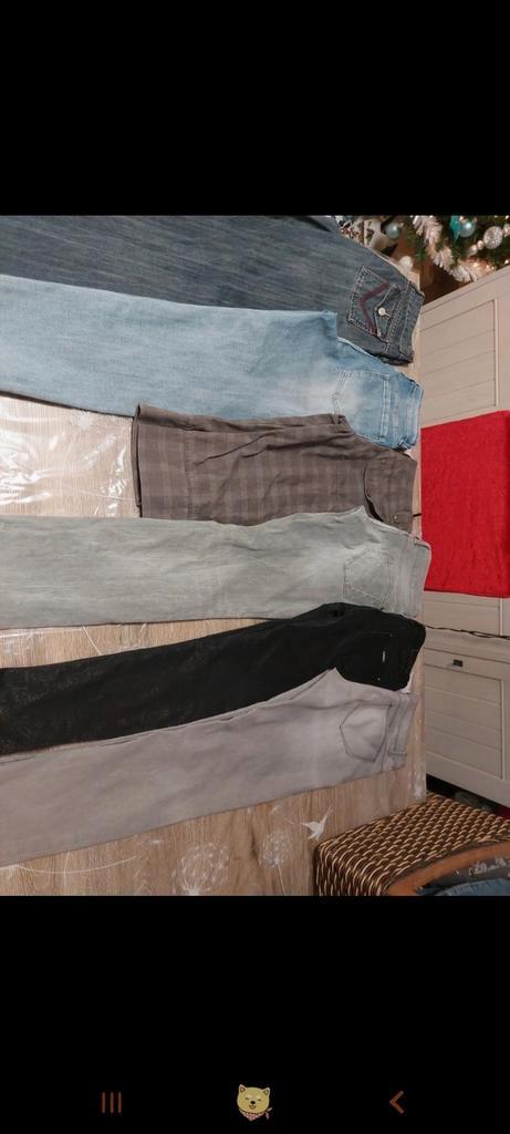 Pakket broeken maat 36, Kleding | Dames, Broeken en Pantalons, Gedragen, Grijs, Driekwart, Ophalen of Verzenden