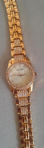 Prachtig horloge met steentjes., Handtassen en Accessoires, Horloges | Dames, Overige merken, Overige materialen, Polshorloge