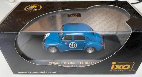 1/43 Renault 4CV 24H Mans 1950 IXO, Hobby en Vrije tijd, Modelauto's | 1:43, Zo goed als nieuw