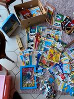 Lot de BD documents Spirou Tintin schtroumpfs, Collections, Enlèvement ou Envoi