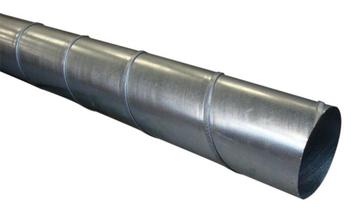 Tube galva spiralé 125mm 3m pour VMC, Enlèvement, Comme neuf