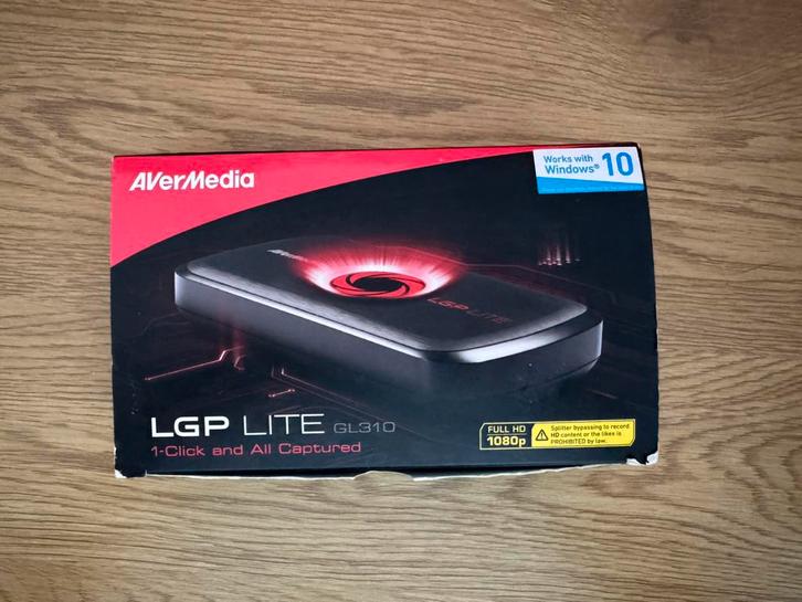 Boîtier de capture AVerMedia LGP Lite, Computers en Software, Capture cards, Zo goed als nieuw, Ophalen of Verzenden