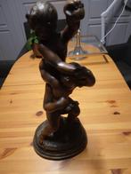 Antiek Beeld van teracota gesigneerd zie foto, Antiek en Kunst, Ophalen