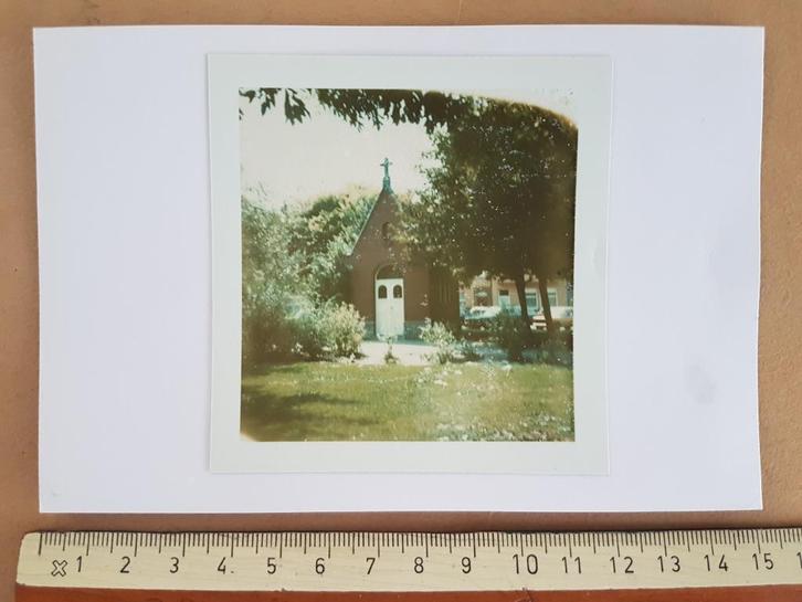 Foto Brugge Kapelleke in een parkje, Verzamelen, Foto's en Prenten, Gebruikt, Foto, Gebouw, 1980 tot heden, Ophalen of Verzenden