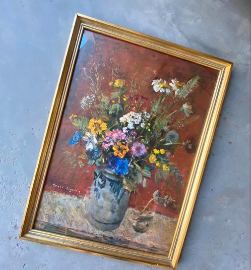 Henri Logelain bloem stilleven, Antiquités & Art, Art | Peinture | Classique, Enlèvement ou Envoi