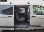 Ford Transit Custom 100pk Dubbel Cabine L2H1 Trekhaak Navi A, Auto's, Euro 5, Stof, Gebruikt, 4 cilinders